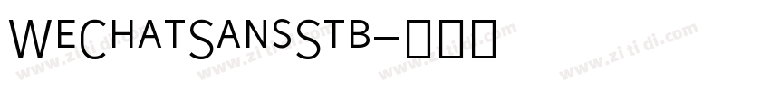 WeChatSansStb字体转换