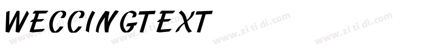 WeddingText字体转换