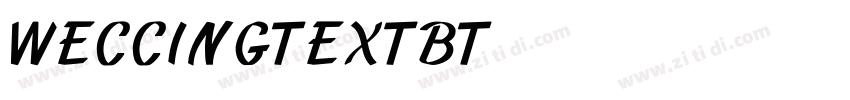 WeddingTextBT字体转换