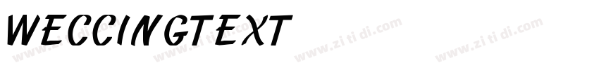 WeddingText字体转换