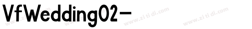 VfWedding02字体转换