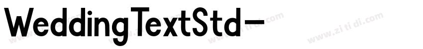 WeddingTextStd字体转换