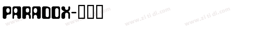 Paradox字体转换