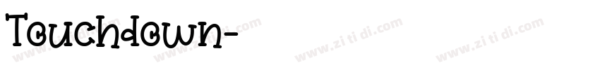 Touchdown字体转换 Touchdown字体转换