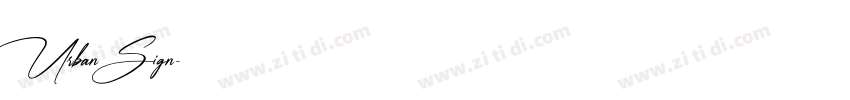 UrbanSign字体转换