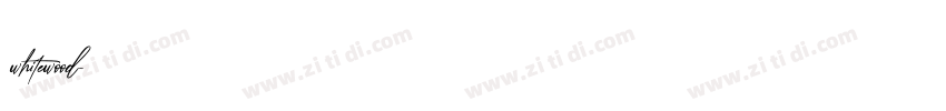 whitewood字体转换