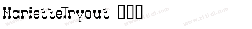 MarietteTryout字体转换