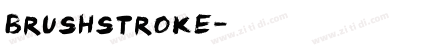 Brushstroke字体转换