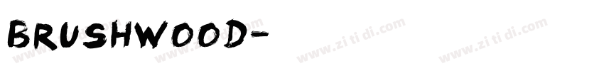 Brushwood字体转换