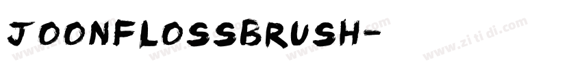JoonflossBrush字体转换