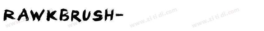 RawkBrush字体转换