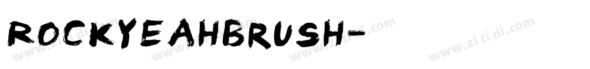 RockyeahBrush字体转换