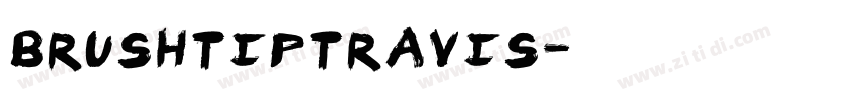 brushtiptravis字体转换