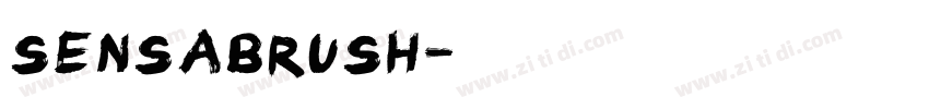 sensabrush字体转换
