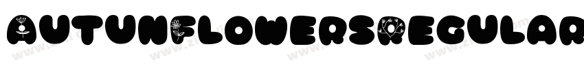 AutunFlowersRegular字体转换 AutunFlowersRegular字体转换