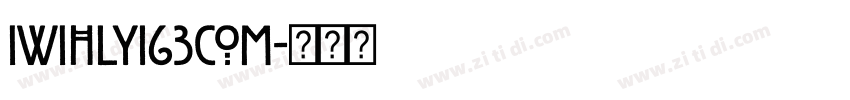 iwihly163com字体转换
