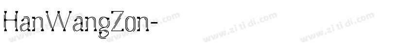 HanWangZon字体转换