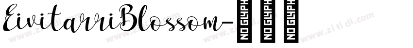 EivitarriBlossom字体转换