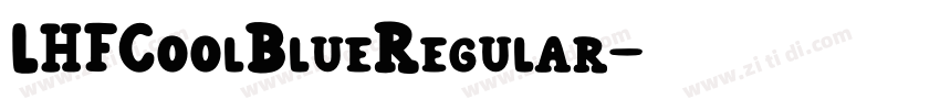 LHFCoolBlueRegular字体转换