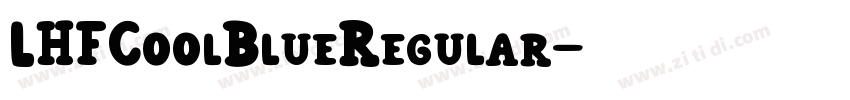 LHFCoolBlueRegular字体转换