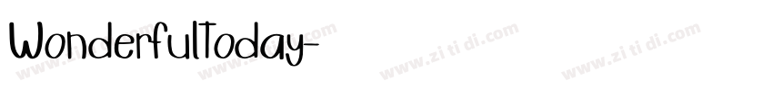 WonderfulToday字体转换