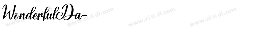 WonderfulDa字体转换