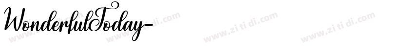 WonderfulToday字体转换