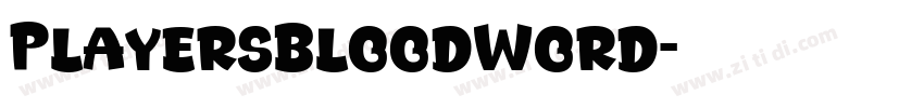 PlayersBloodWord字体转换