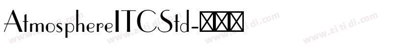 AtmosphereITCStd字体转换