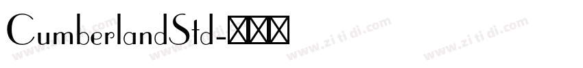 CumberlandStd字体转换
