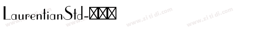 LaurentianStd字体转换