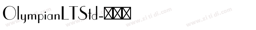 OlympianLTStd字体转换