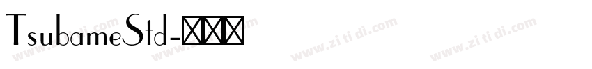 TsubameStd字体转换