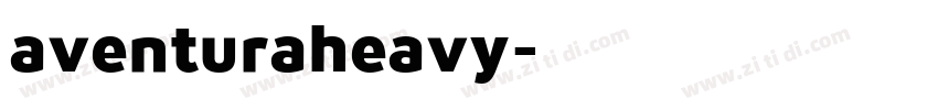 aventuraheavy字体转换