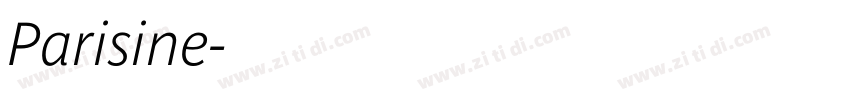 Parisine字体转换