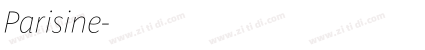 Parisine字体转换