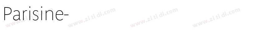 Parisine字体转换