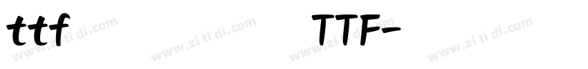 ttf方正尚酷简体TTF字体转换