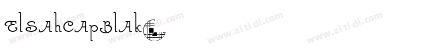 ElsieSwashCapsBlack字体转换 ElsieSwashCapsBlack字体转换