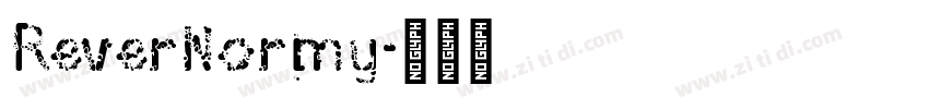 ReverNormy字体转换