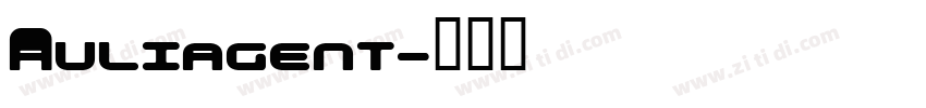 Auliagent字体转换
