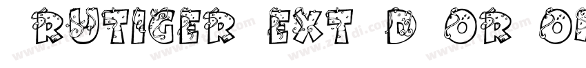 FrutigerNextCdForTom字体转换