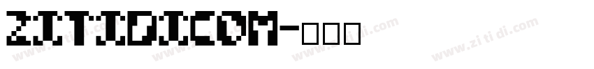 ZiTiDicom字体转换