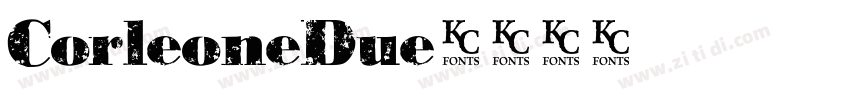 CorleoneDue字体转换