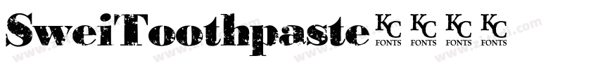 SweiToothpaste字体转换