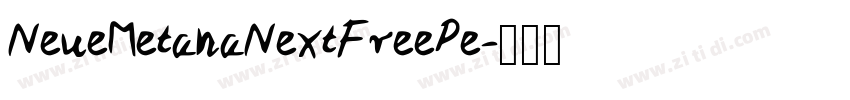 NeueMetanaNextFreePe字体转换 NeueMetanaNextFreePe字体转换