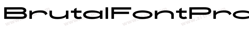 BrutalFontProRegular字体转换 BrutalFontProRegular字体转换