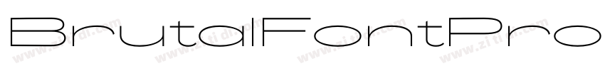 BrutalFontProRegular字体转换 BrutalFontProRegular字体转换