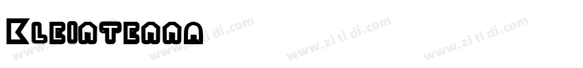Kleintenna字体转换