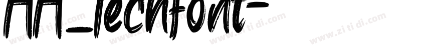 AA_Techfont字体转换
